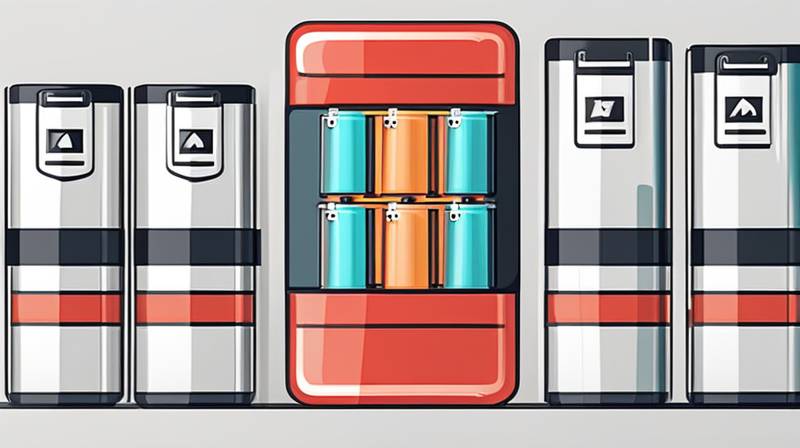 How many tons is the energy storage battery market size?