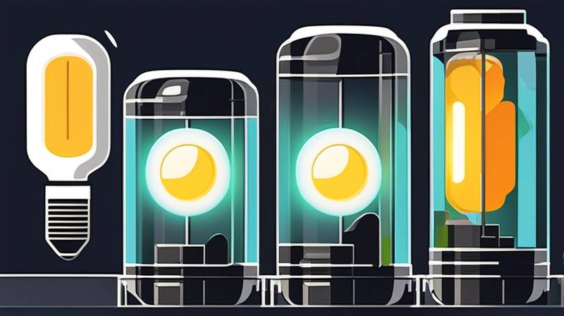 How many watts of energy storage lamps are needed for 25 square meters