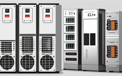 What role do power electronics play in industrial energy storage systems?