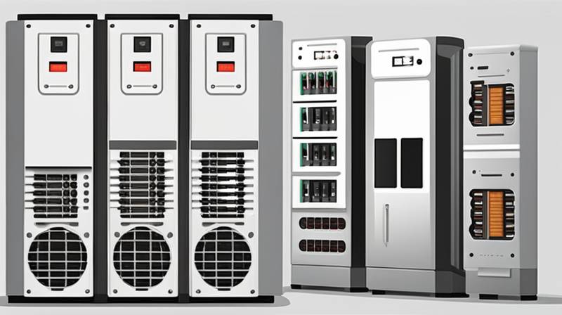 What role do power electronics play in industrial energy storage systems?