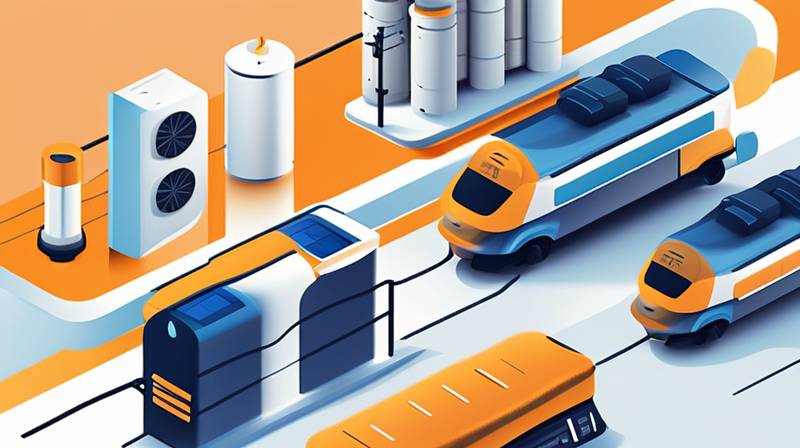 How does energy storage support the electrification of industrial transport systems?