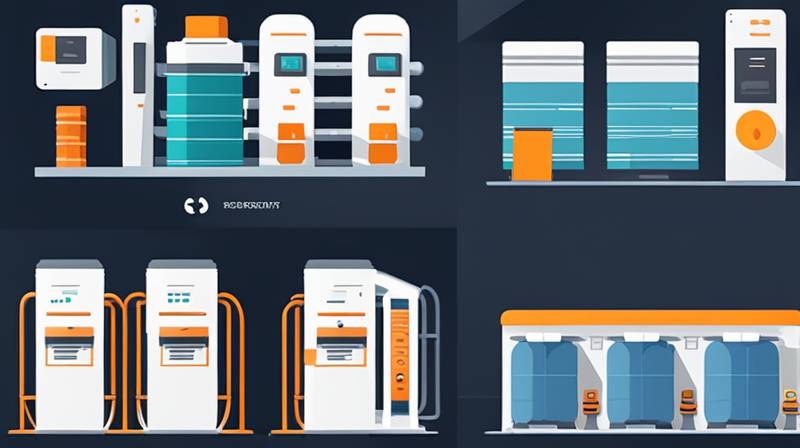 What equipment does the energy storage station include?