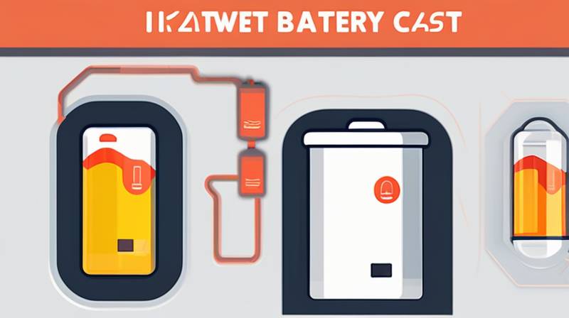 How much does a 1 kilowatt energy storage battery cost?