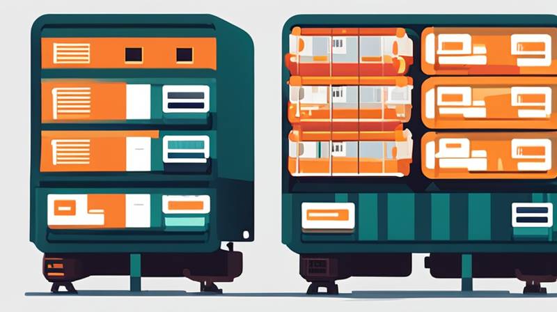 What is the energy storage capacity of a container?