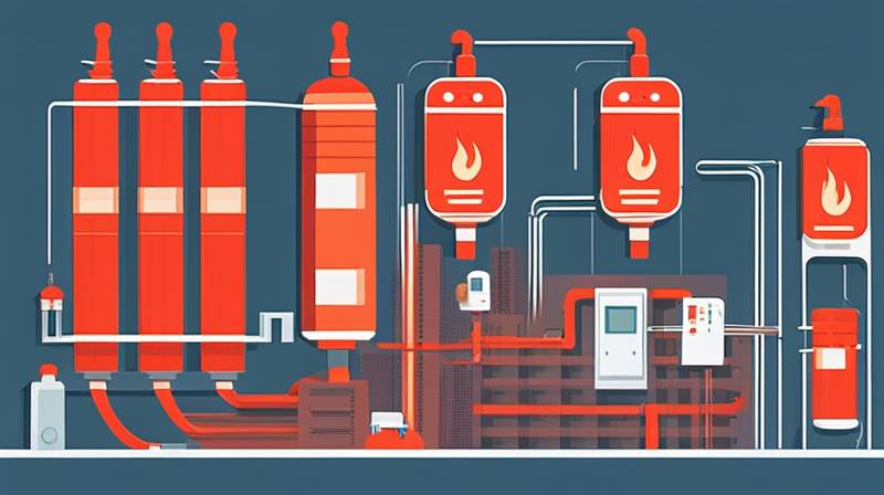 What are the fire safety considerations for indoor industrial energy storage systems?