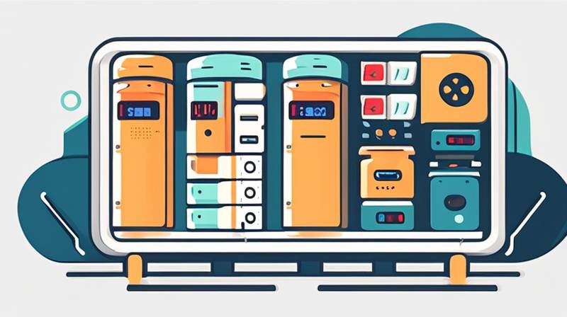 What accessories are used for energy storage power supply