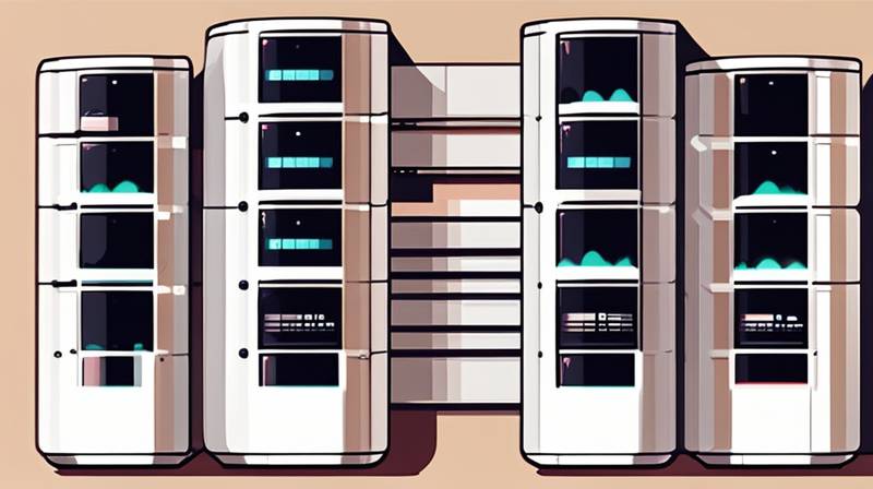 How many volts can an energy storage container store?