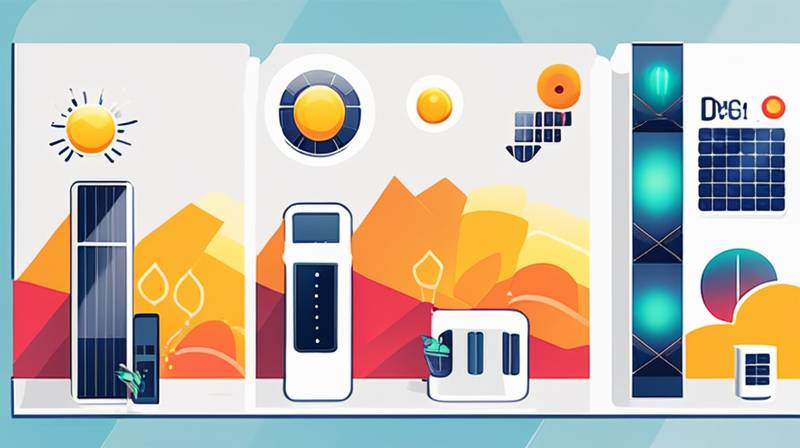 What are the solar energy storage devices?