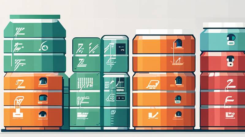 What are the electrical energy storage containers?