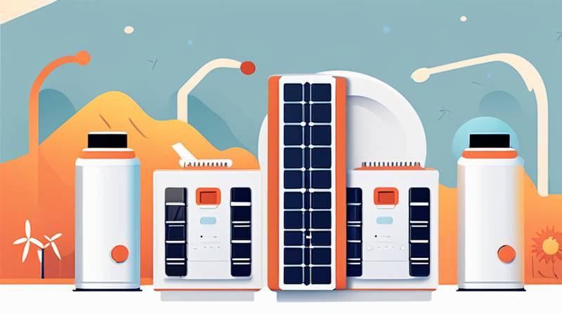 What are the wind and solar energy storage components?