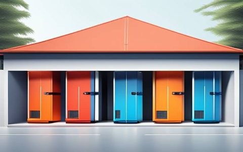 How many meters is the energy storage building?