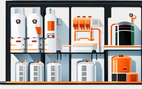 How much heat can the energy storage tank store?