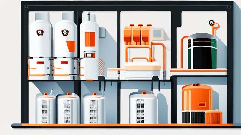 How much heat can the energy storage tank store?