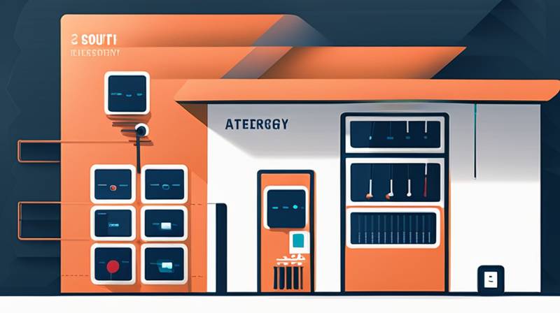 How does energy storage work with a prepaid electricity meter in South Africa?