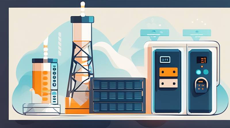 What equipment does the energy storage power station have?