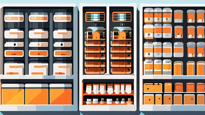 What does the energy storage cabinet look like?