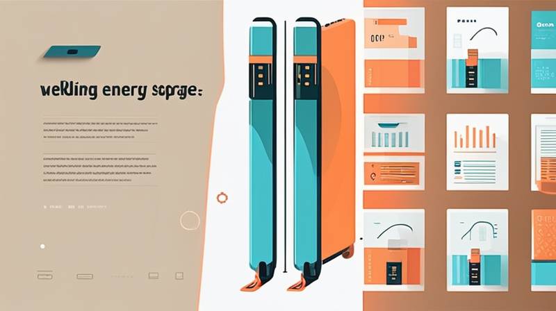 What is the principle of energy storage spot welding