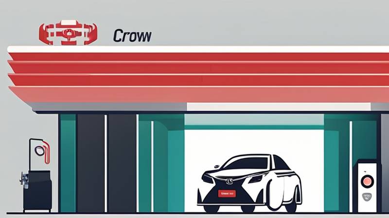 How much energy does a Toyota Crown battery store?