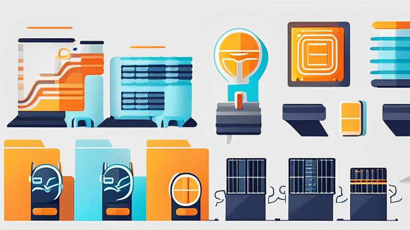 What electricity does the energy storage component use?