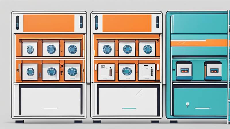 What is the conversion efficiency of the energy storage cabinet?