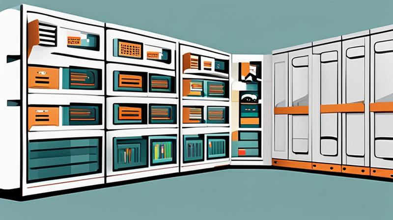 What is the storage spacing of the energy storage cabinet?