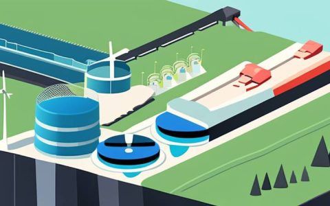 How much land does a pumped storage power station occupy?