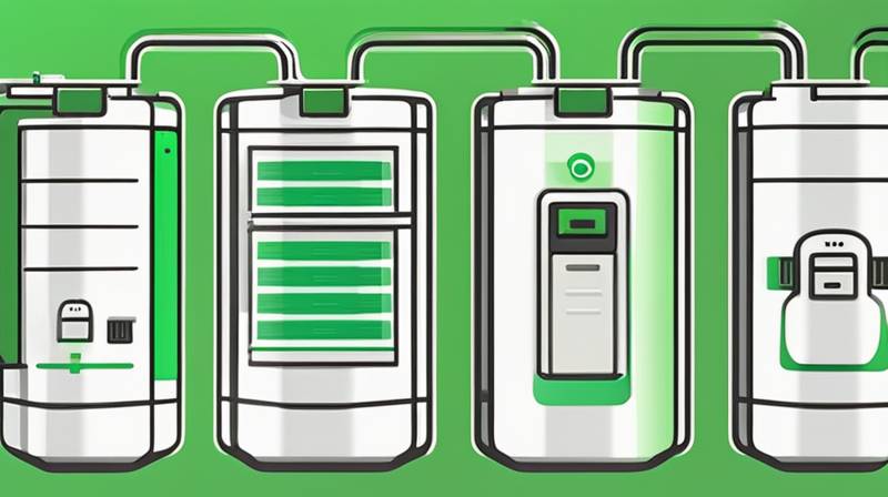 What are the green energy storage devices?