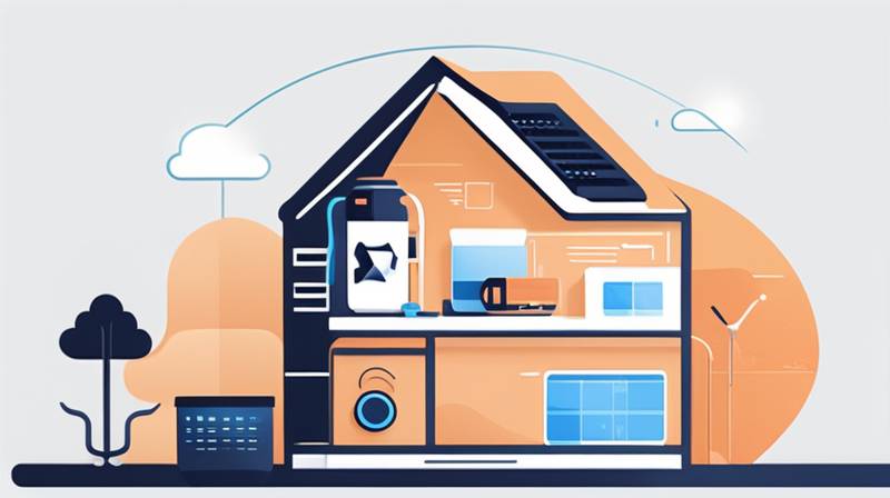 What does home energy storage architecture include?