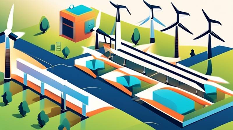 What is the principle of wind turbine energy storage?