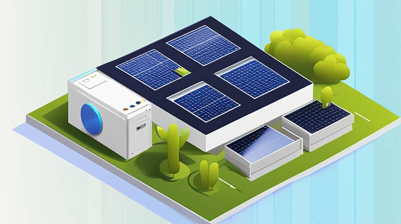 What energy storage does a photovoltaic plant use?