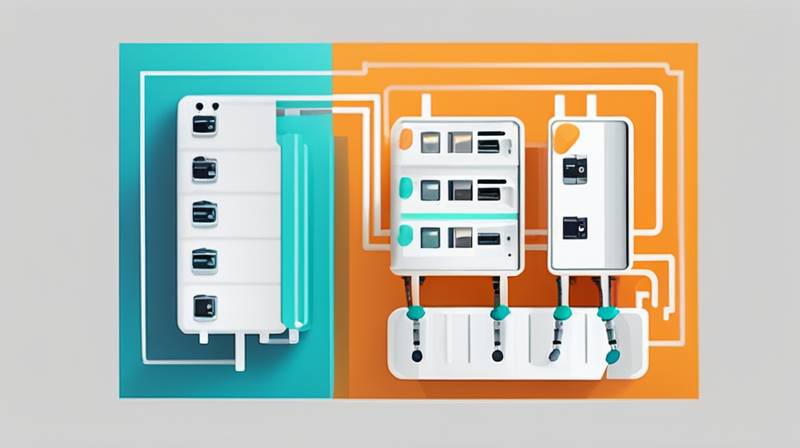 How are the energy storage system structures connected?