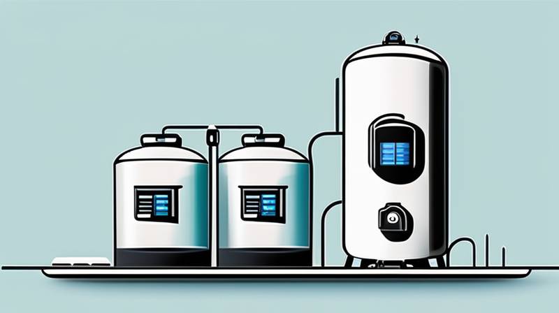 How much air pressure is the energy storage tank filled with