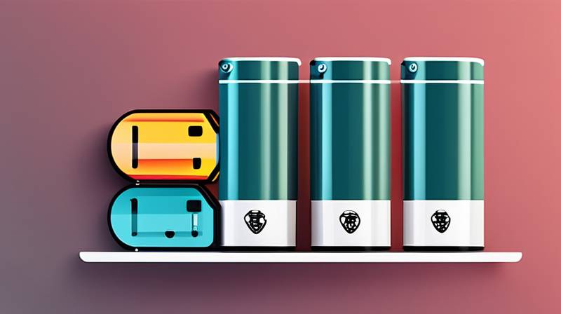 What is the share of energy storage batteries in Europe and the United States?