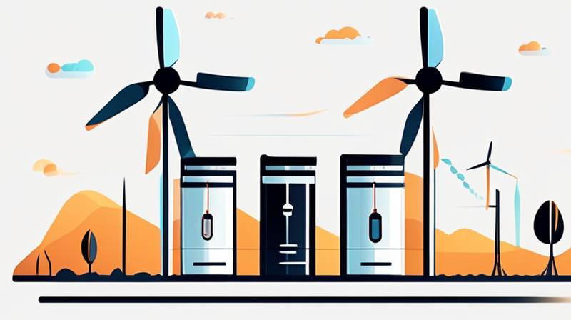 What is a wind energy storage station?