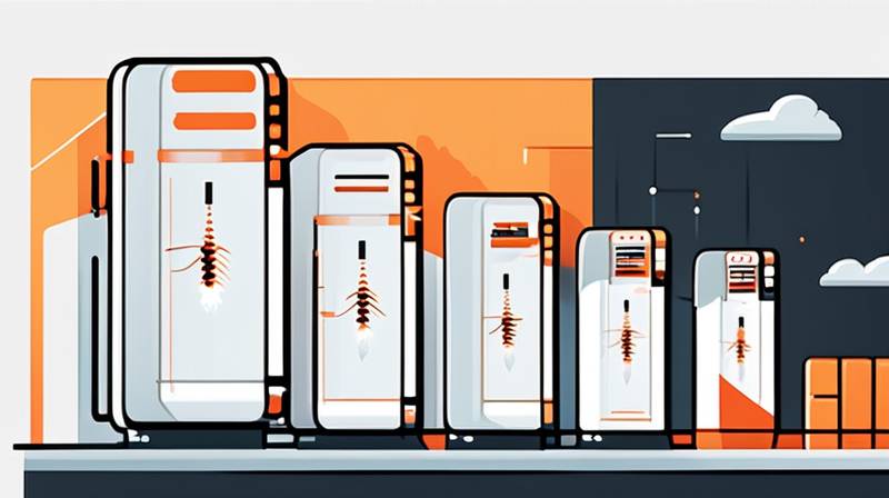 What is the current of the energy storage battery?