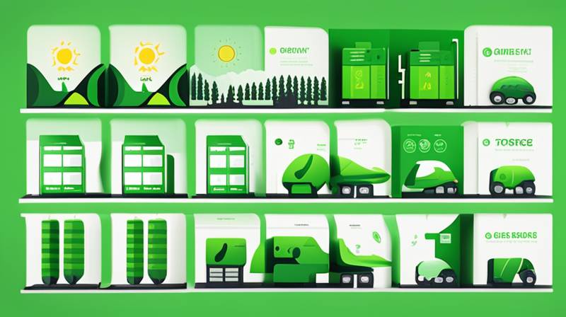 What does green energy storage mean?