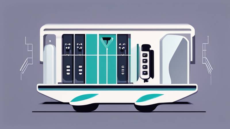 How do capacitors on buses store energy?