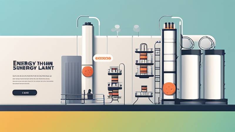 What are the energy storage equipment in power plants?