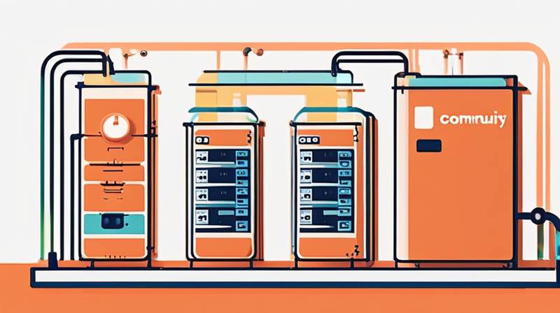 What are community energy storage facilities?