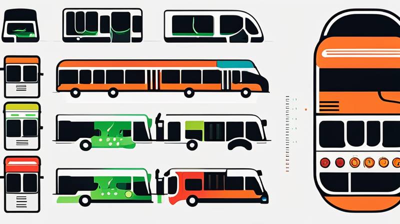 What energy storage does an electric bus use?