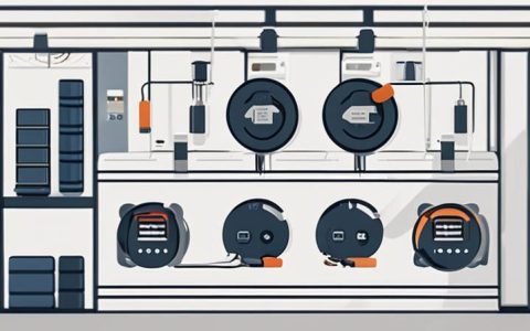 How many cables are used in the energy storage cabinet?