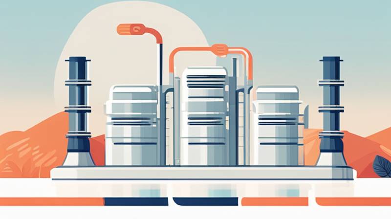 How do power plants store energy?