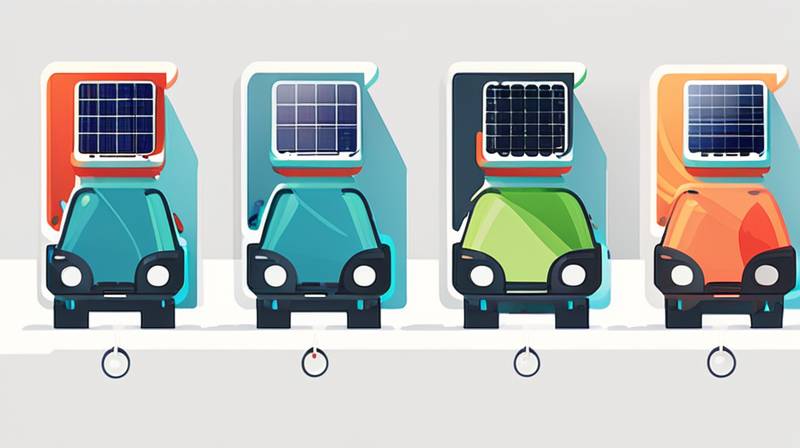 How do solar cars store energy?