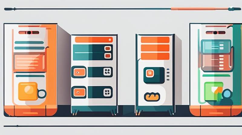 How do the various energy storage components communicate?