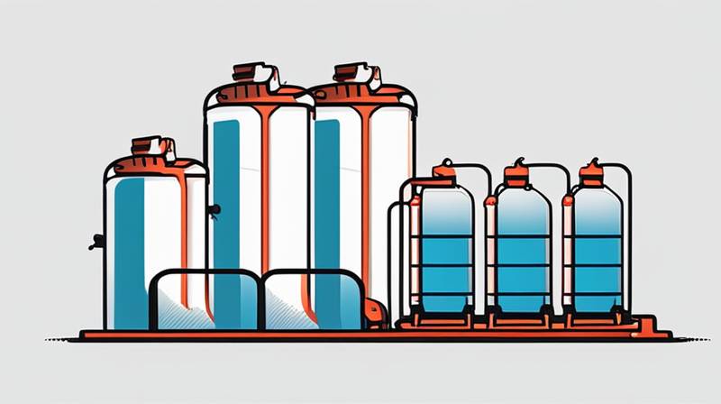 What are steam storage tanks used for?