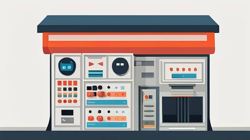 How does a high voltage circuit breaker store energy?