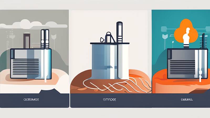 What are the types of geothermal energy storage?