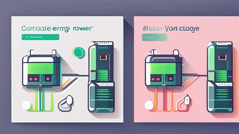 How does a household energy storage power supply work?