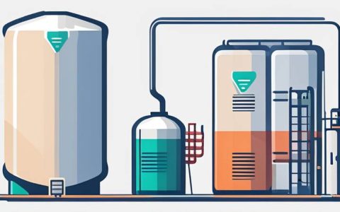 How efficient is the hot water storage tank?