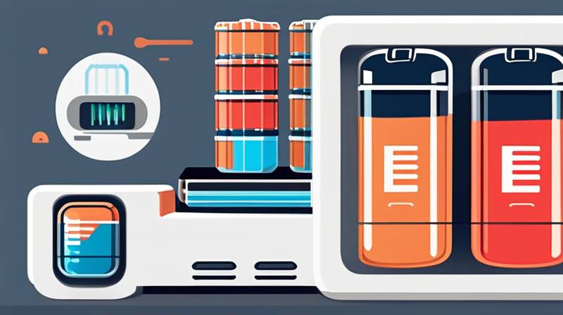 What batteries are used in energy storage plants?